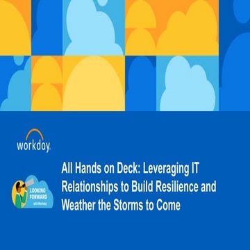 All Hands on Deck: Leveraging IT Relationships to Build Resilience