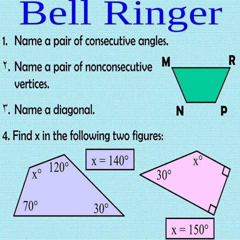 TechMathI - 5.5 - Special Parallelograms
