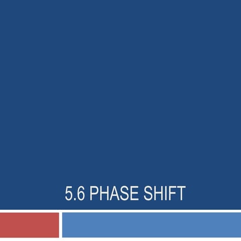 5.6.1 phase shift, period change, sine and cosine graphs