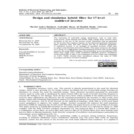 FPGA Based Selective Harmonic Elimination Technique for Multilevel ...