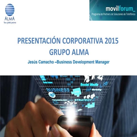 Presentación Alma technology en Networking Day movilforum