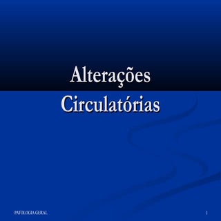 5 alterações circulatórias