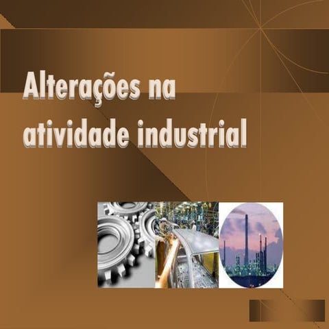 5 alterações na industria | PPTX