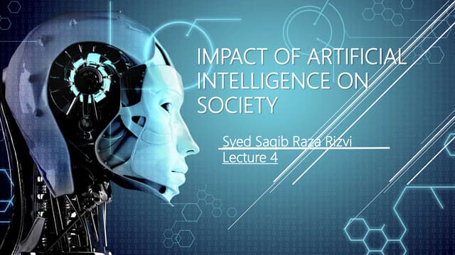 Social Impacts of Artificial intelligence