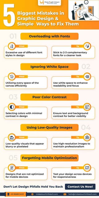5 Biggest Mistakes in Graphic Design & How to Fix Them! | PDF