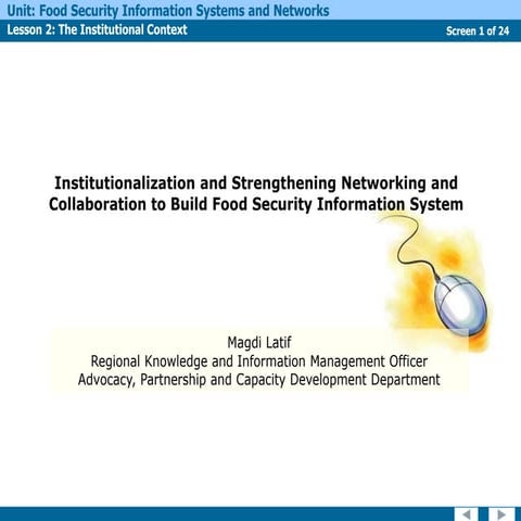 Institutions Presentation | PDF