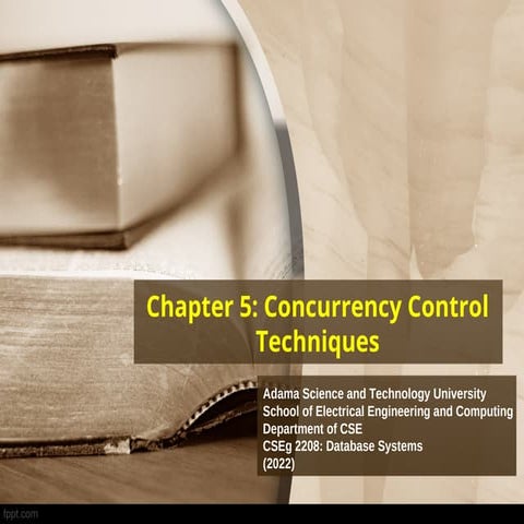 5-Chapter Five - (Concurrency Control Techniques) (2).pdf