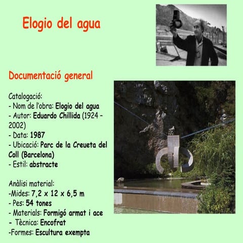 Chillida.Elogi de l'aigua