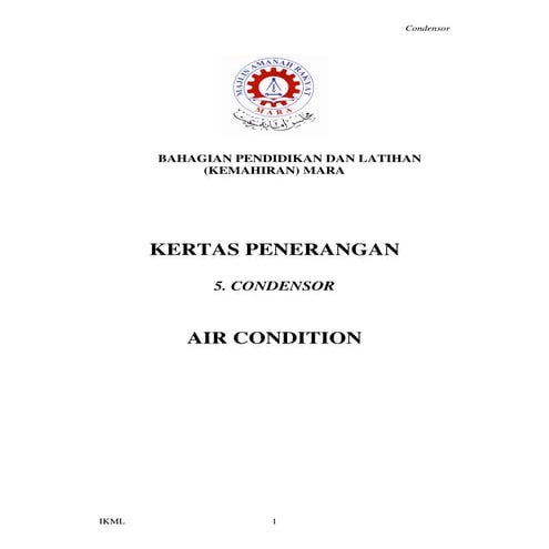 condensor | PDF
