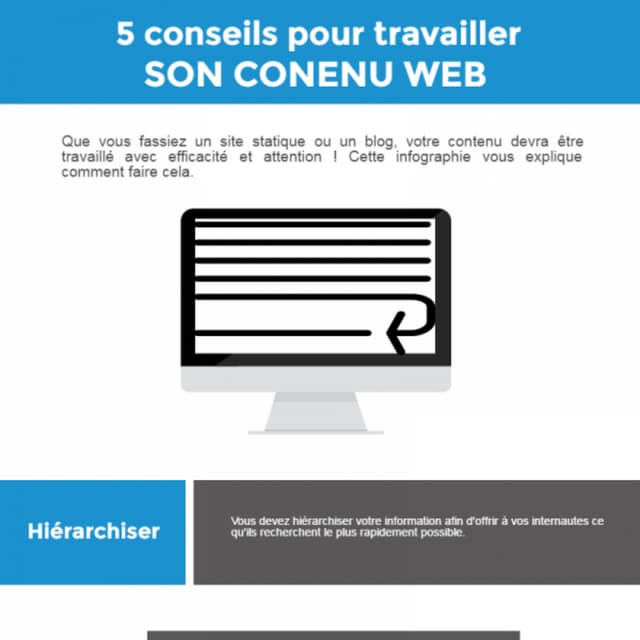 5 conseils pour travailler son contenu web