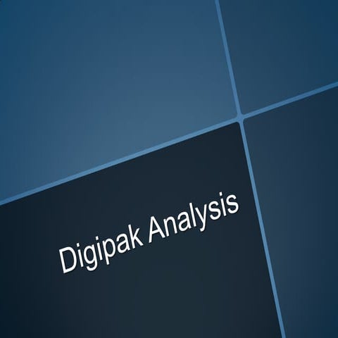 5. digipak analysis