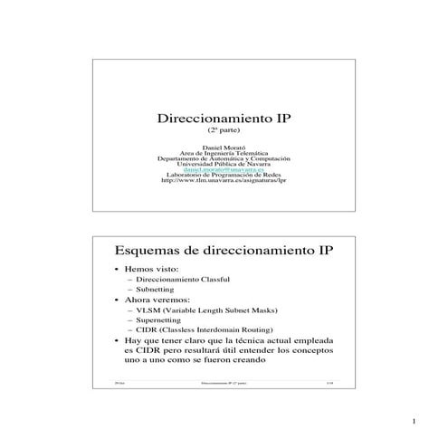 Direccionamiento IP (Supernetting, VLSM, CIDR)
