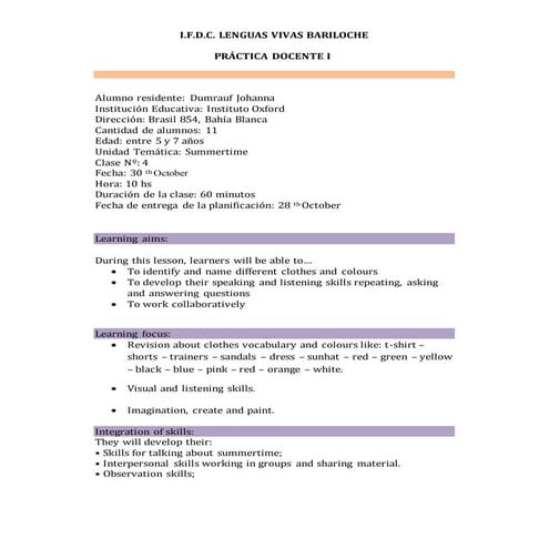 5  Dumrauf Johanna - Clase practica 4 - Practica docente I