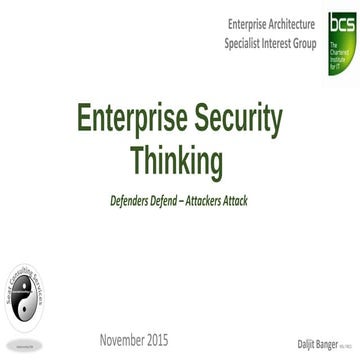 EA Secuity Thinking - Practical Exercise 