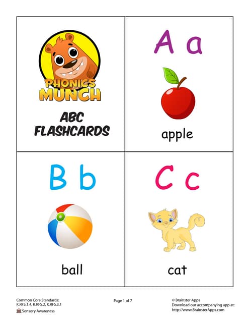 ABC Alphabet Flashcards