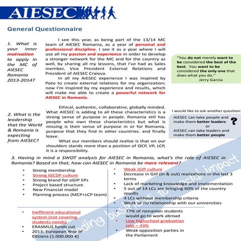 5. General Questionnaire Cosmin Sandu | PDF