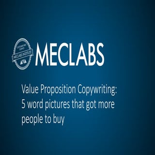 Value Proposition Copywriting