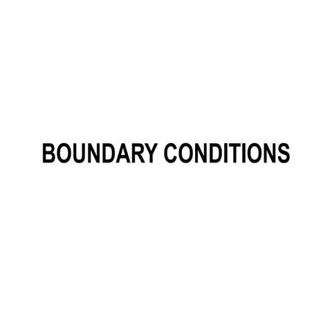Drainage Engineering (Hydraulic boundary conditions)