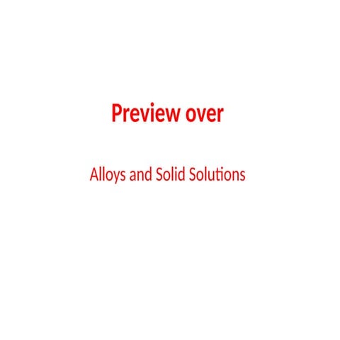 Solid solution and non stoichiometry | PPTX
