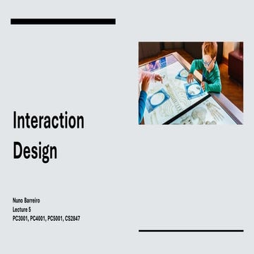 Interaction Design