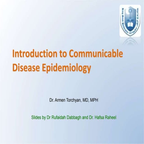 5- Introduction to Communicable Disease.ppt