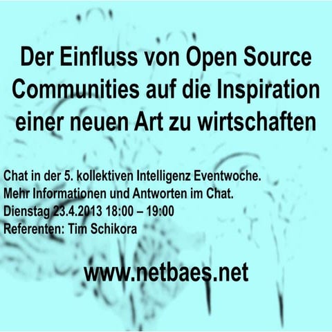  Der Einfluss von Open Source Communities auf die Inspiration einer neuen Art...