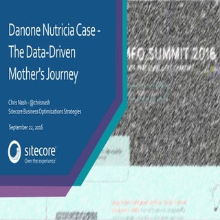 Danone Nutricia Case - The Data-Dri...