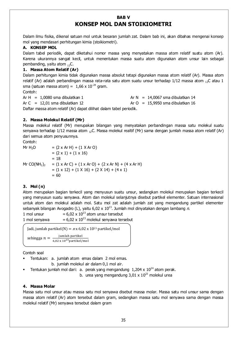 Contoh Soal Pilihan Ganda Stoikiometri Kelas 10 - Barisan Contoh