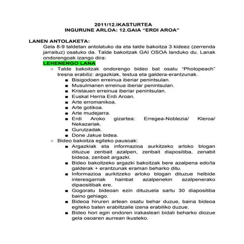 5.LH.12.GAIA. ERDI AROA. LANAREN ANTOLAKETA
