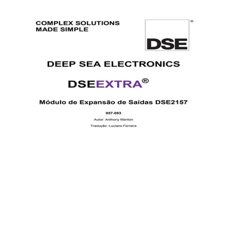 5 módulo de expansão de saídas dse2157 | PDF
