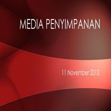 5. Media Penyimpanan