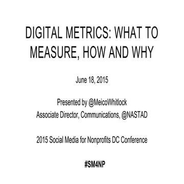 Digital Metrics: What to Measure, How and Why | PPTX