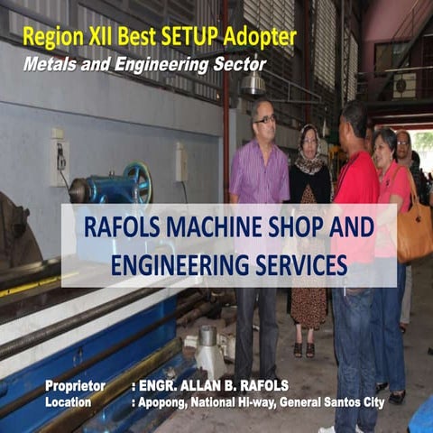metals and engineering (rafols machine shop)