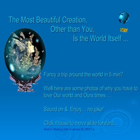 5 minute journey around the world