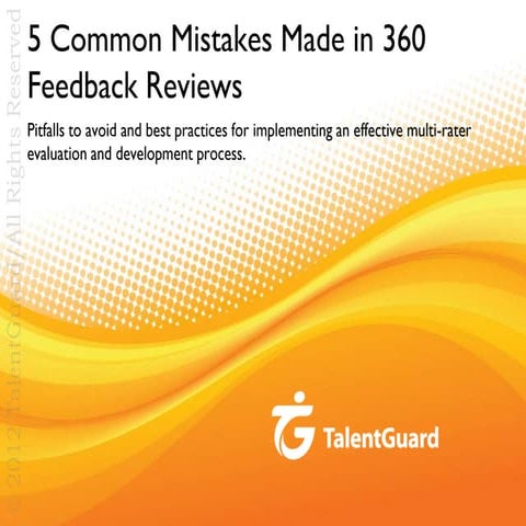 5 Mistakes Made in 360 Reviews