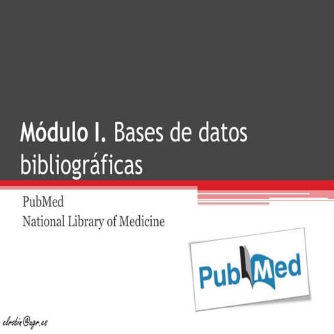 Módulo I. PubMed