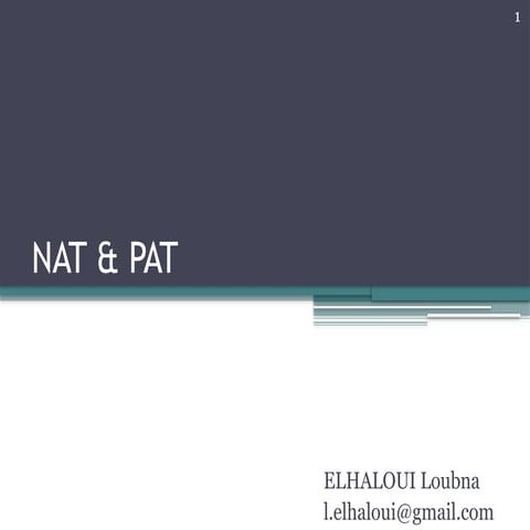 cours NAT and PAT (configuration et verification).pptx