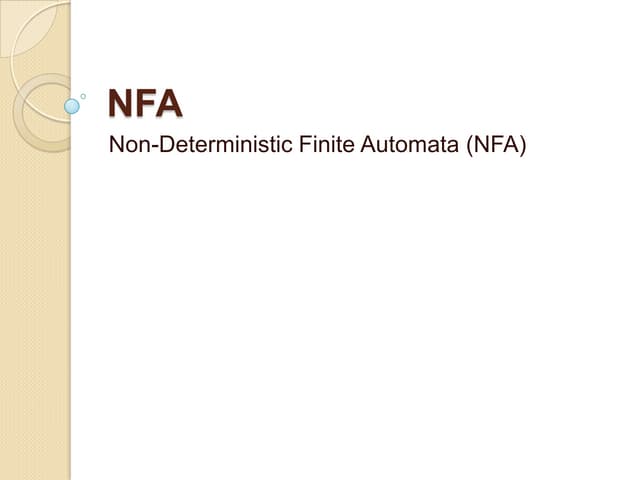 SLIDE KE:5 NFA