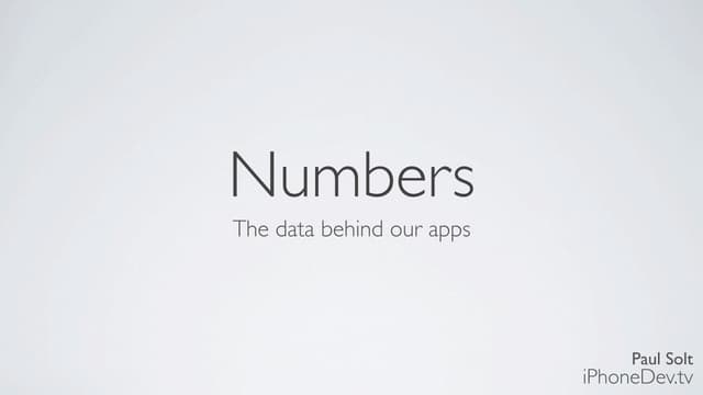 Numbers and Values in Objective-C and C Programming