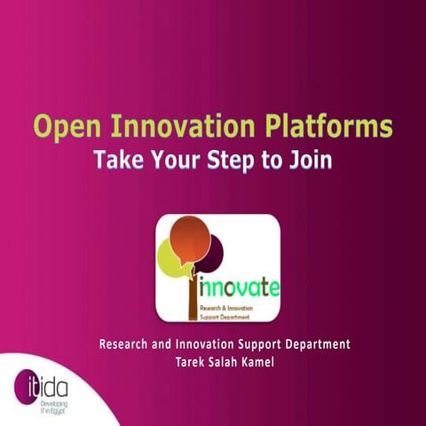 Open innovation platforms 