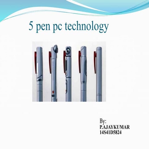 5 pen pc technology ppt
