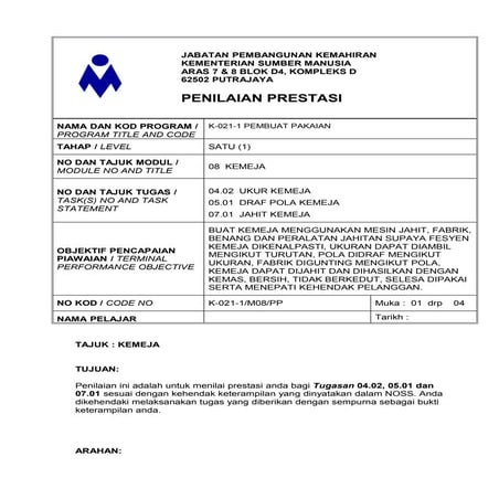 5 penilaian prestasi 