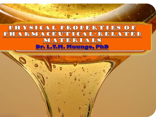 5 physical properties of pharmaceutical material - copy