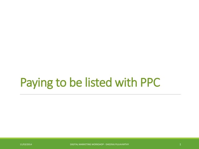 5  Pay Per click