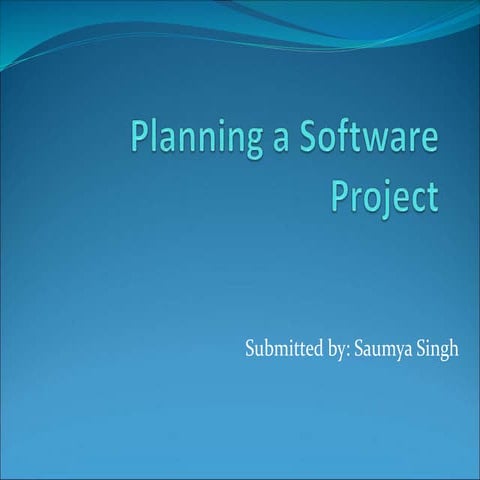 Project Planning