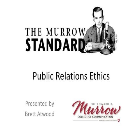 Public Relations Ethics