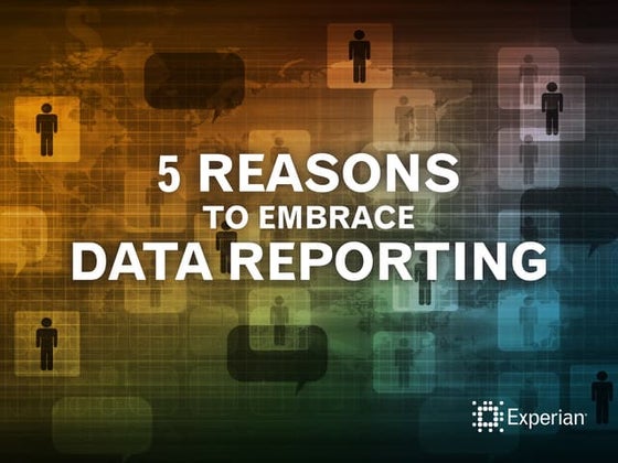 5 Reasons to Report Credit Data