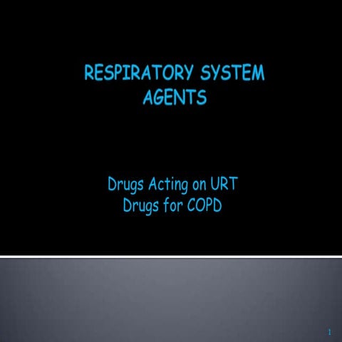 PHARMA- DRUGS FOR RESPIRATORY DISORDERS