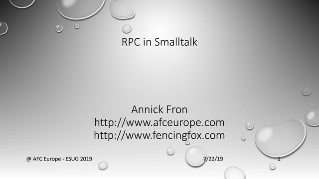  RPC in Smalltalk