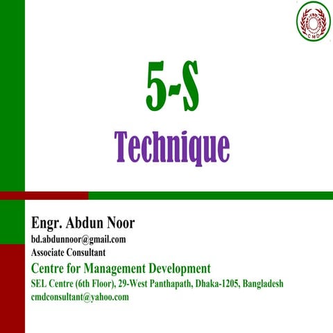 5-S details, presented at BSTQM